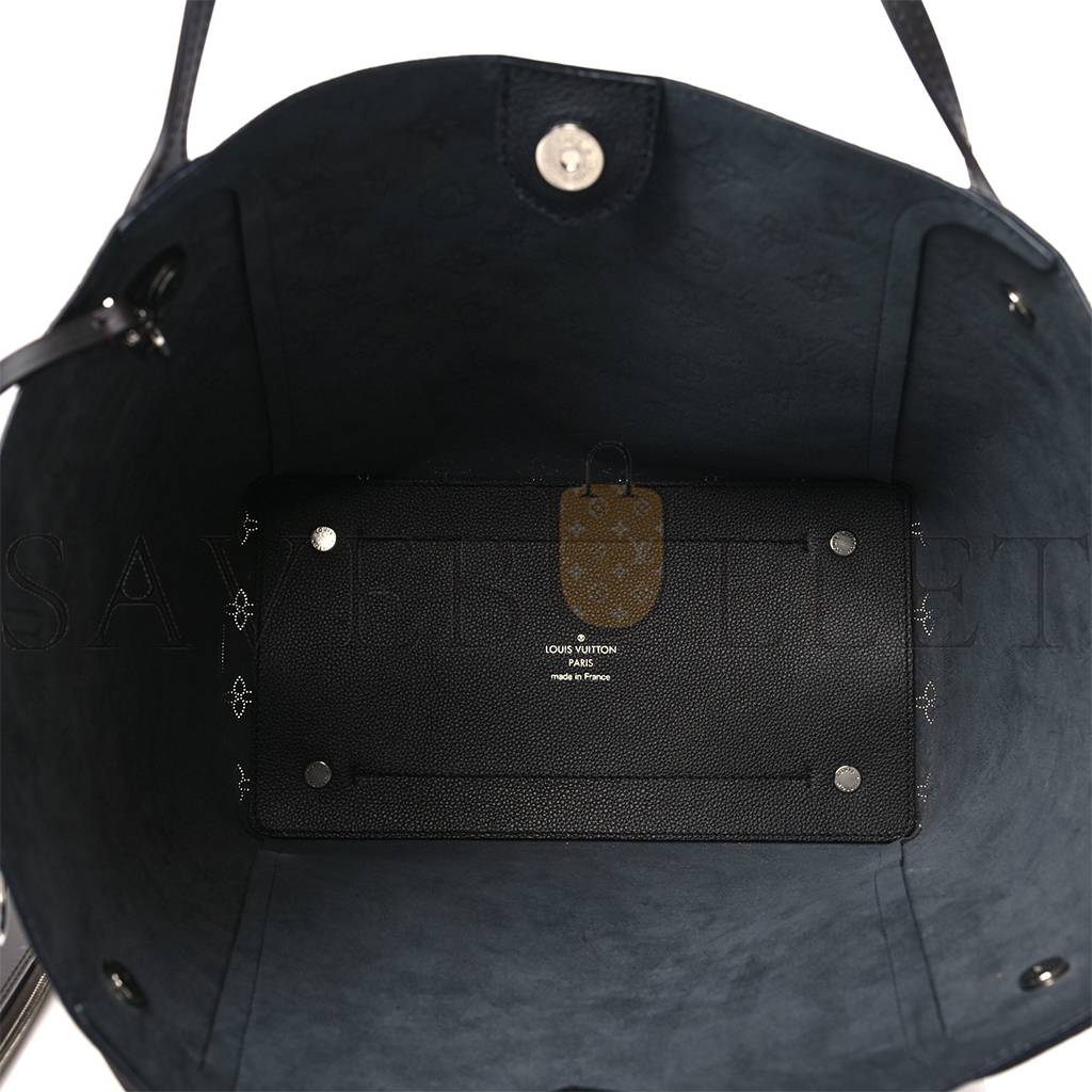 LOUIS VUITTON MAHINA HINA MM BLACK M53140 (46*29*17cm) LOUIS VUITTON MAHINA HINA MM BLACK M53140 (46*29*17cm)
